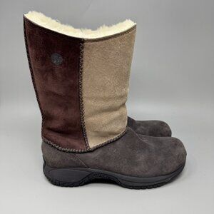 Merrell Encore Stitch High Espresso Women's Shearling Lined Boots Size 8.5